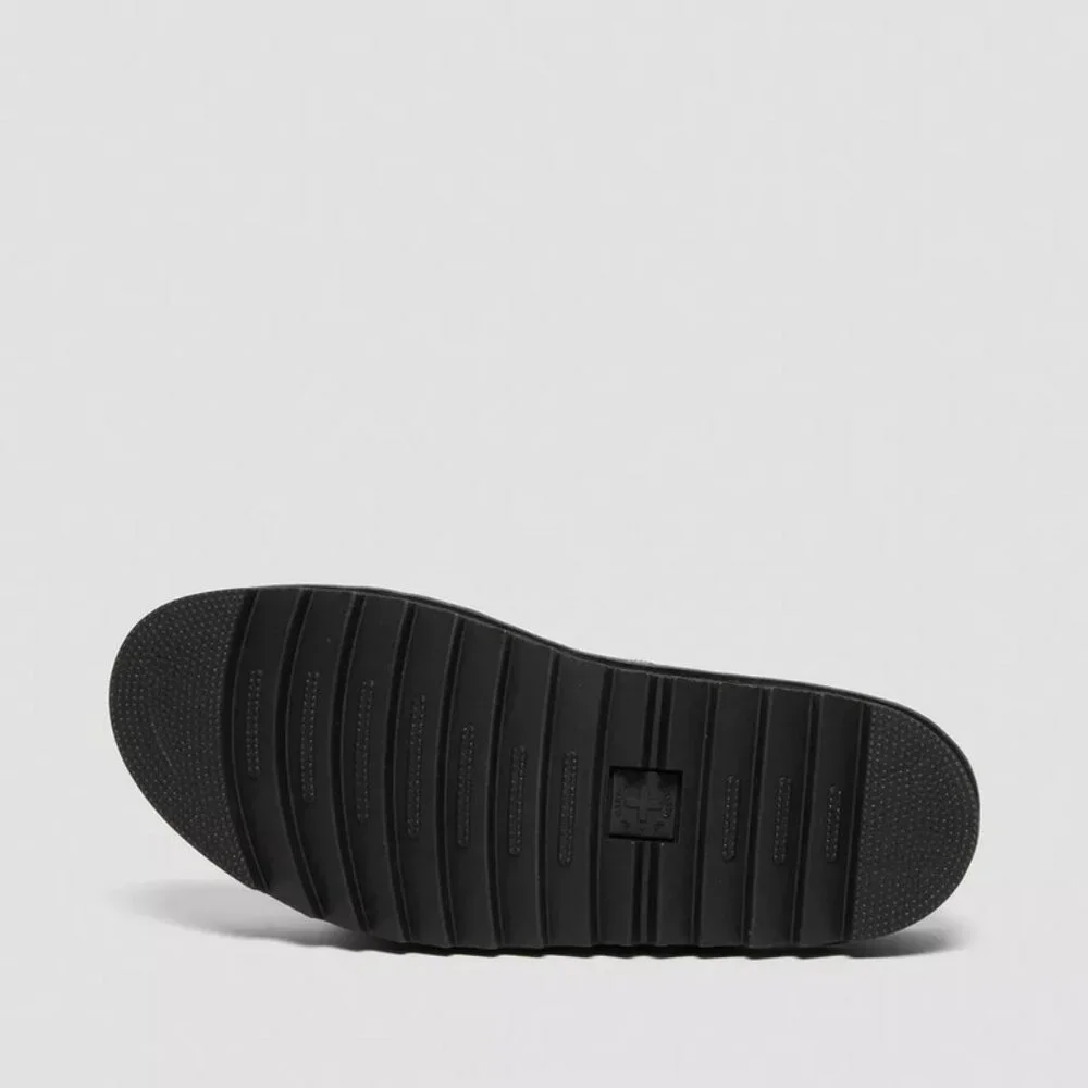 Dr Martens Myles Brando Leather Buckle Slide Sandals